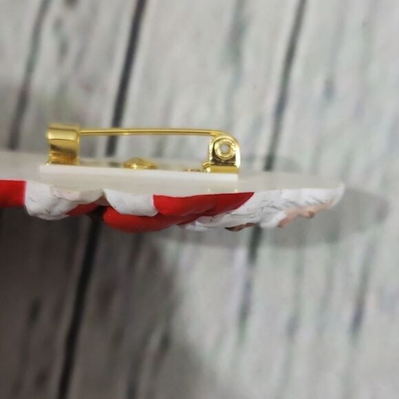 1998 HALLMARK SANTA NICK'S WISH LIST BROOCH - Picture 6 of 6